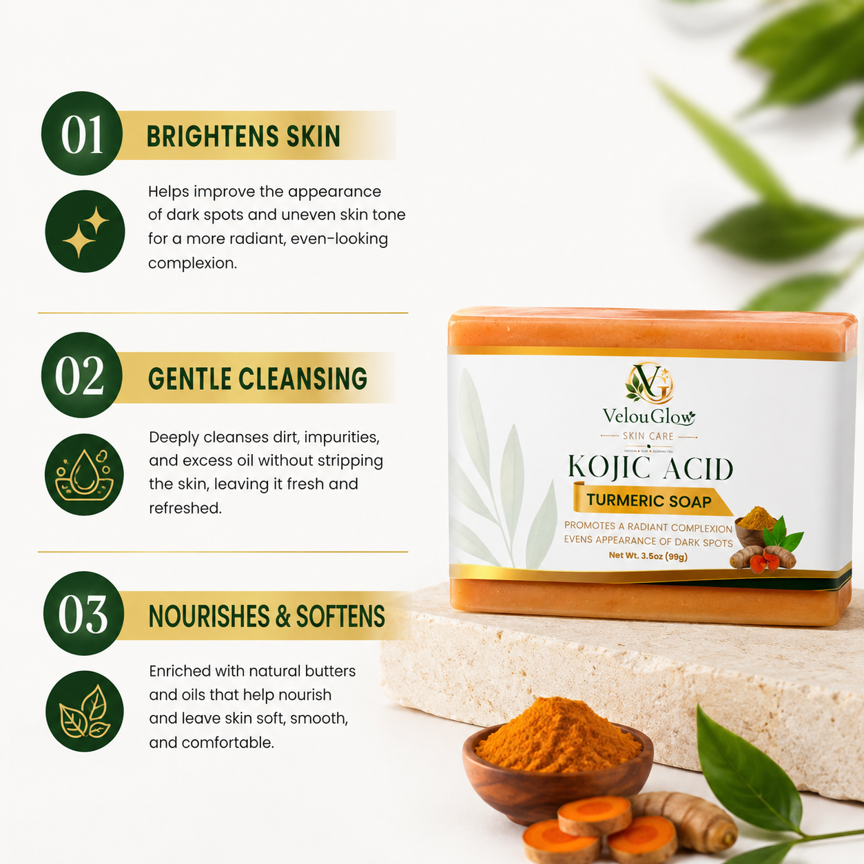 Kojic Acid Turmeric Soap