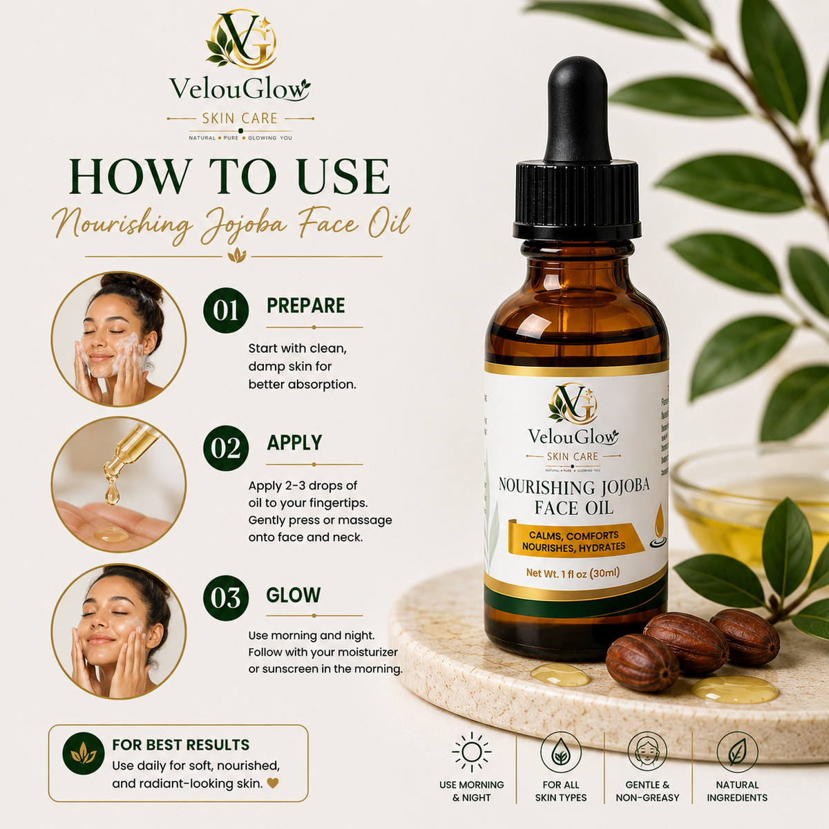 Nourishing Jojoba Face Oil